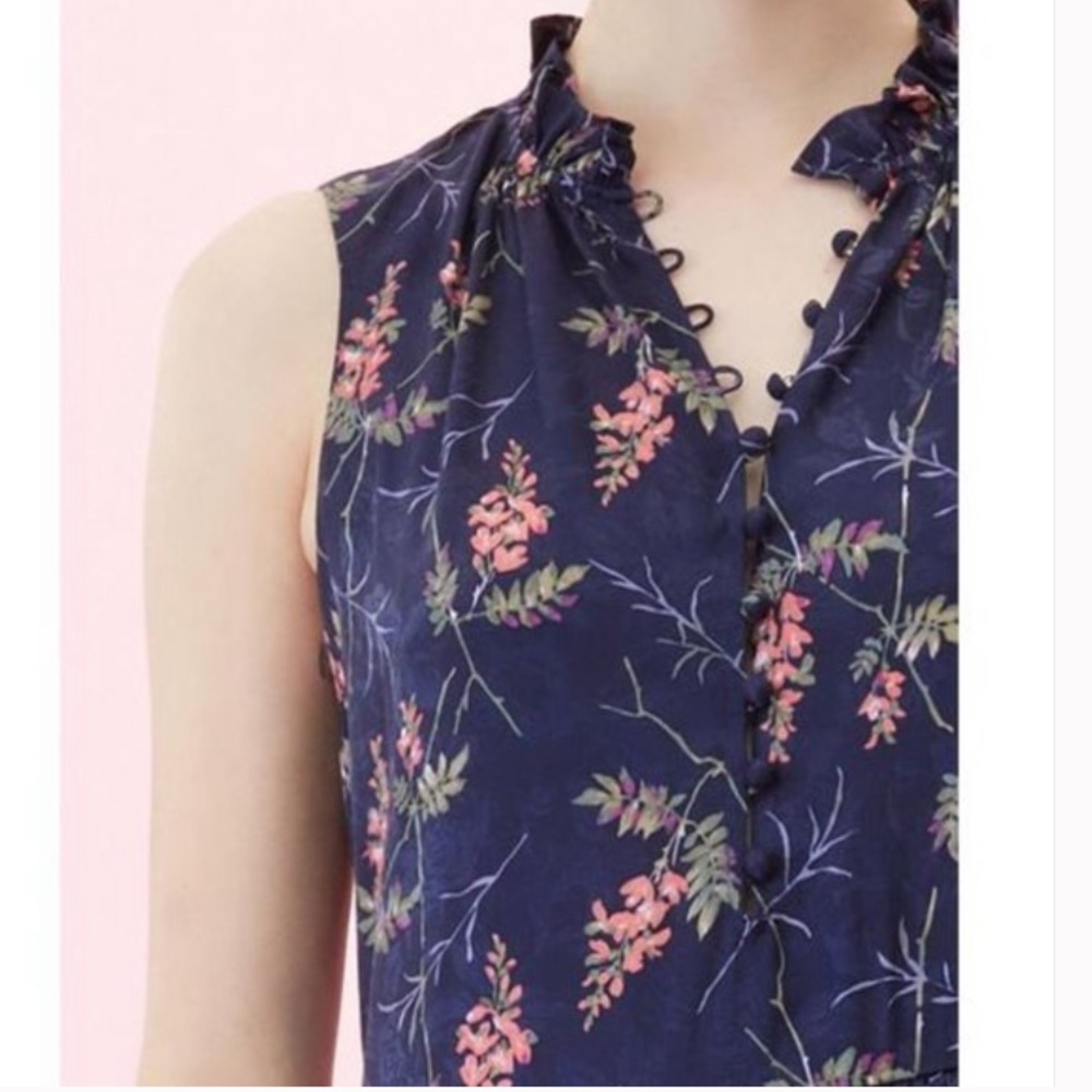Rebecca Taylor silk blend floral dress - Picture 5 of 8